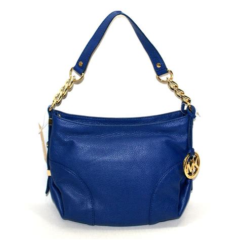 michael kors cheap cobalt blue shoulder bag|michael kors clearance shoulder bags.